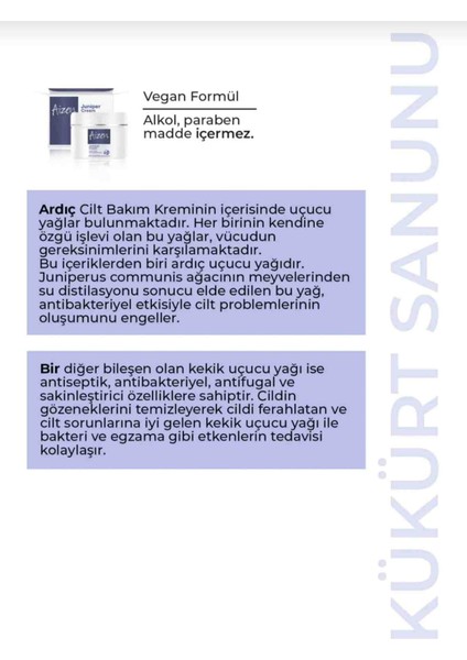 Juniper Cream - Ardıç Yağlı Krem 150ML 5,07 Fl.oz