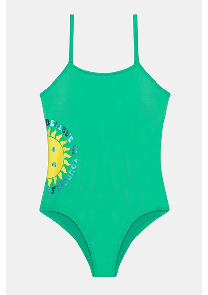 Genç Kız Summer Yeşil Mayo
