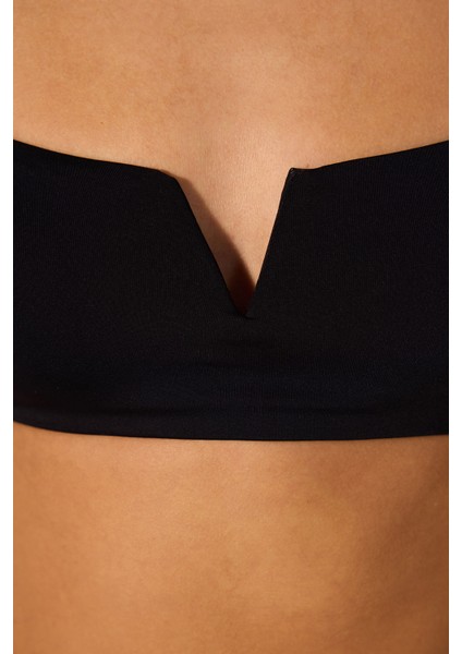 Glory V Bandeau Siyah Bikini Üstü