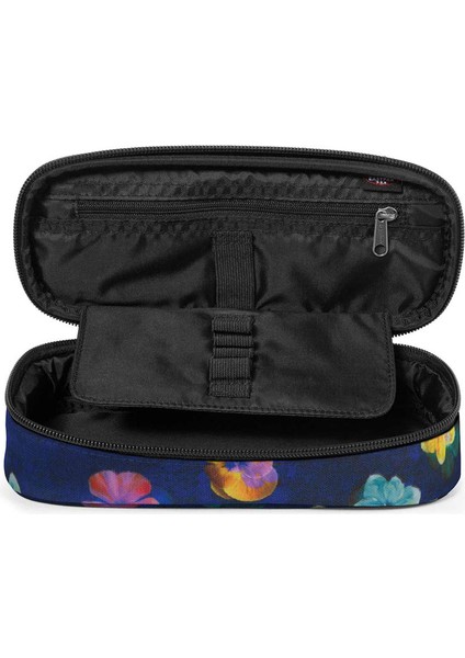 Oval Single Flower Blur Navy Kalem Çantasi EK0007172O41