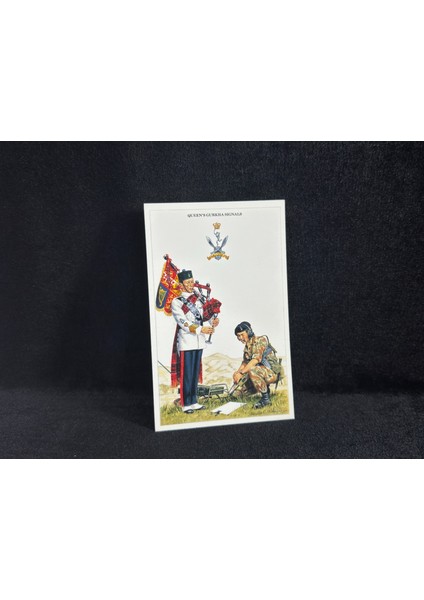 1995 Ingiltere Kartpostal Britanya Ordusu Postcard The British Army Series No.59 Queen's Gurkha Signals By Geoff White