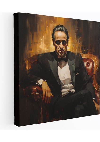 Godfather Empresyonistlerden Ilham Alan Kanvas Tablo - Godfather, Empresyonist Tablo, Godfather, Duvar Dekorasyonu, 30 x 30 cm