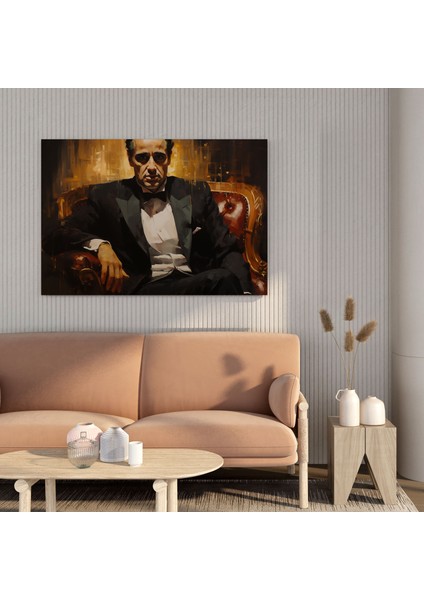 Godfather Empresyonistlerden Ilham Alan Kanvas Tablo - Godfather, Empresyonist Tablo, Godfather, Duvar Dekorasyonu, 30 x 30 cm modelleri
