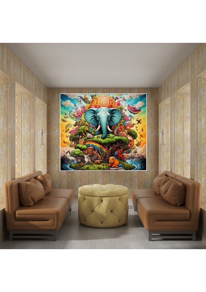 Kaprisli Harikalar Diyarı Kanvas Tablo, 30 x 30 cm fiyatları