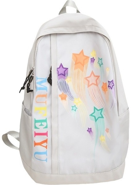 Ortaokul ve Lise Öğrencileri Için Yeni Yıldız Okul Çantası, Modaya Uygun ve Havalı Japon Tarzı, Leke Tutmaz, Su Geçirmez, Hafif ve Rahat Sırt Çantası (Yurt Dışından)