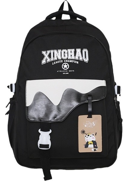 2024 Yeni Okul Çantası Büyük Kapasiteli Sırt Çantası Rahat Sevimli Büyük Kapasiteli Hafif Öğrenci Sırt Çantası (Yurt Dışından)