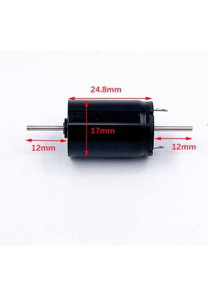 12000 12V Dc 12V 1725 Ho Ölçekli Motor 17MM*25MM Çift Şaft Çekirdeksiz Sessiz Yüksek Hızlı Motor Çift Bilyalı Rulman Model Trenler Için (Yurt Dışından) modelleri