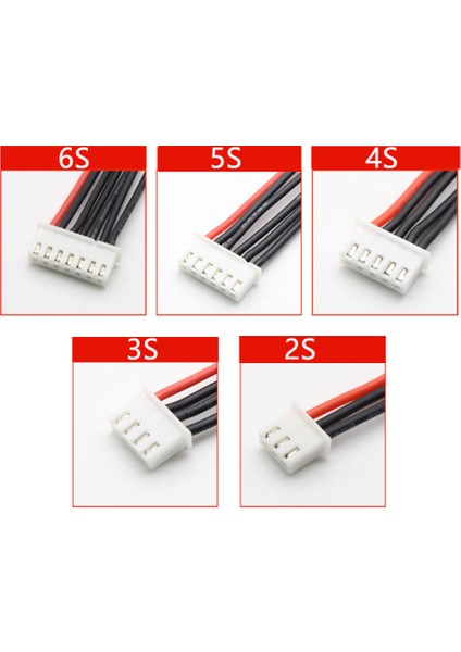 3s 10CM,22AGW 1 Adet Model Diy Aksesuarları 2S3S4S5S6S Lipo Pil Şarj Dengeleyici Fiş Hattı/tel/kurşun Konektörü 22/20AWG Jst-Xh Dengeleyici Kablo (Yurt Dışından)