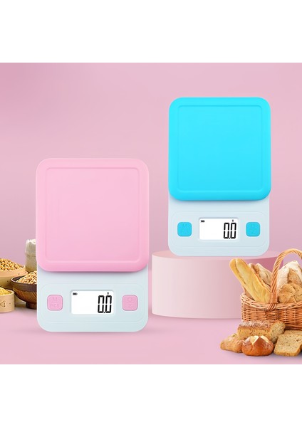 Mavi 5kg 0.5g Sevimli Stil Mutfak Terazisi, Pembe / Mavi Isteğe Bağlı, Pişirme Için Taşınabilir Ev Gıda Ölçeği, Kek, Gıda Tartı, Hd Ekran (Yurt Dışından) modelleri