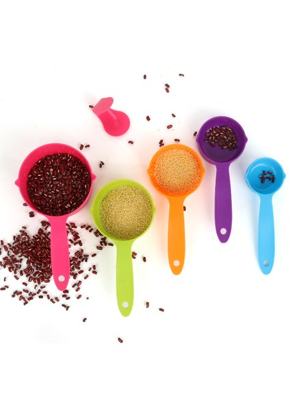 Set Başına 6 Parça 6 Adet Gökkuşağı Ölçüm Kabı Renkli Plastik Un Ölçüm Kaşığı Ölçeği Ölçüm Kaşığı Seti Pişirme Aksesuarları Mutfak Gereçleri (Yurt Dışından) fiyatları