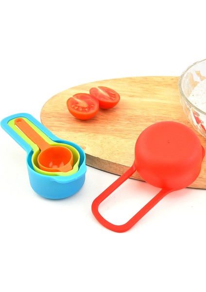 Set Başına 6 Parça 6 Adet Gökkuşağı Ölçüm Kabı Renkli Plastik Un Ölçüm Kaşığı Ölçeği Ölçüm Kaşığı Seti Pişirme Aksesuarları Mutfak Gereçleri (Yurt Dışından) indirimleri