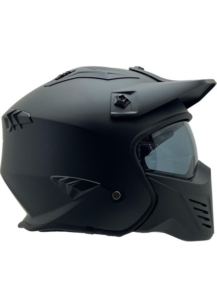 726 x Mat Siyah Tokyo Kask