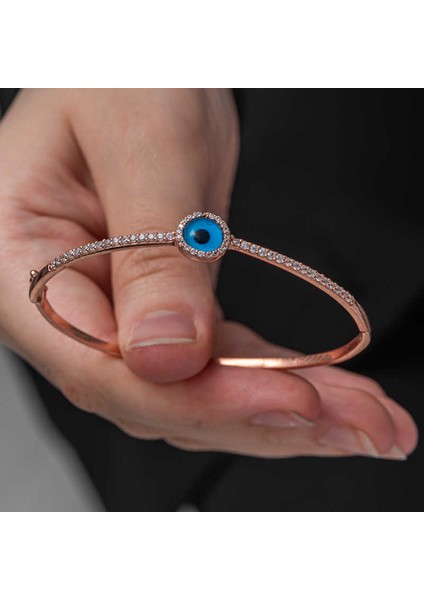 Findit Rose Nazarlı Göz Kadın Gümüş Bileklik fiyatları