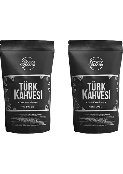 Gloria Jean's Türk Kahvesi 500 gr 2'li Paket