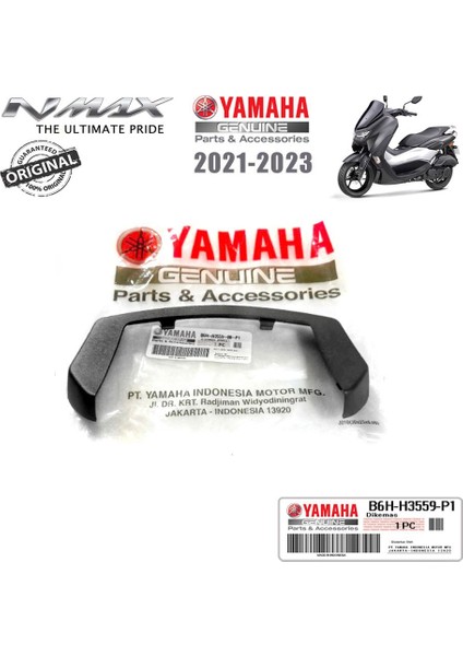 Nmax 125/155 2021-2024 Orijinal Gösterge Çerçevesi Siyah