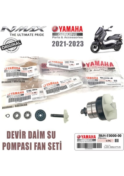 Nmax 125/155 2021-2024 Orijinal Devir Daim Fan Su Pompa Seti