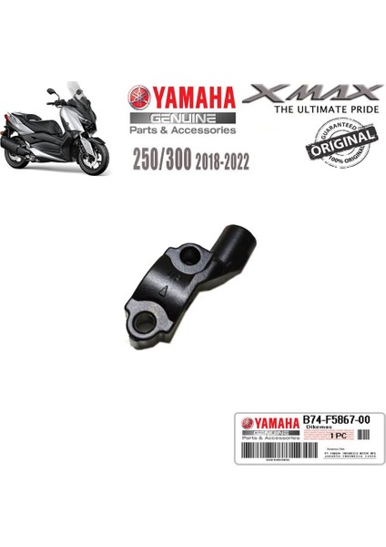 Xmax 250/300 2018-2024 Orijinal Ayna Kütük Braketi
