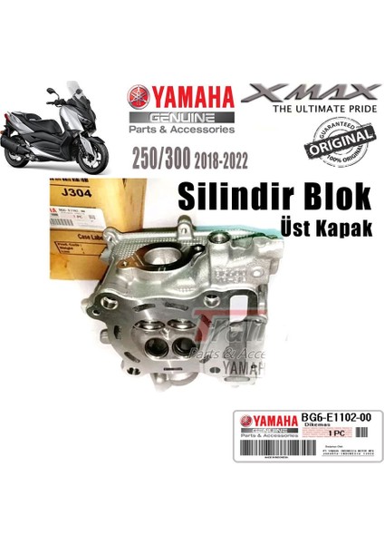 Xmax 250/300 2018-2024 Orijinal Silindir Blok Kapak
