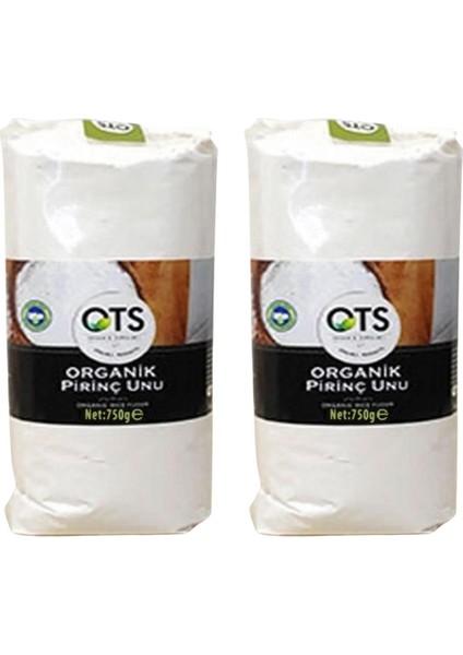 Organik Pirinç Unu 500 gr - 2'li Paket