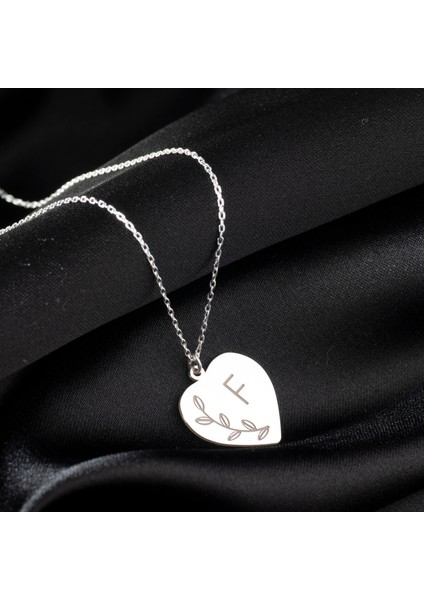 Kişiye Özel Harf Kadın Gümüş KOLYE,925 Ayar Gümüş Kolye, Gümüş, Rose Gold,altın Kaplama Kolye