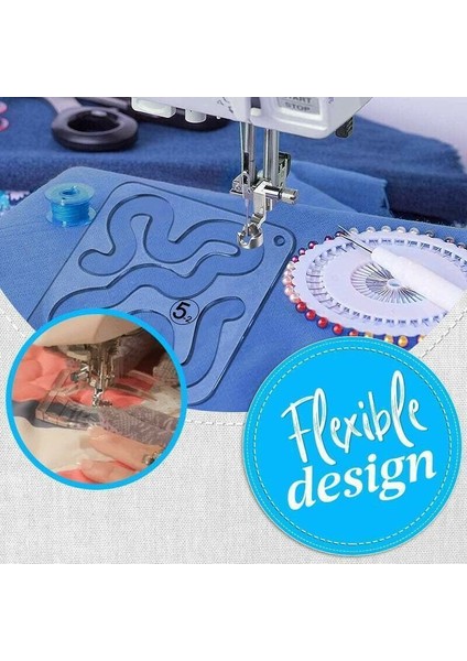 Stil 5 Dikişyorgan Cetveli Şeffaf Akrilik Patchwork Konumlandırma Cetveli Kendin Yap Dikiş Terzi Şablonu Kendin Yap Içi Boş Desen Ekleme Cetveli (Yurt Dışından) modelleri