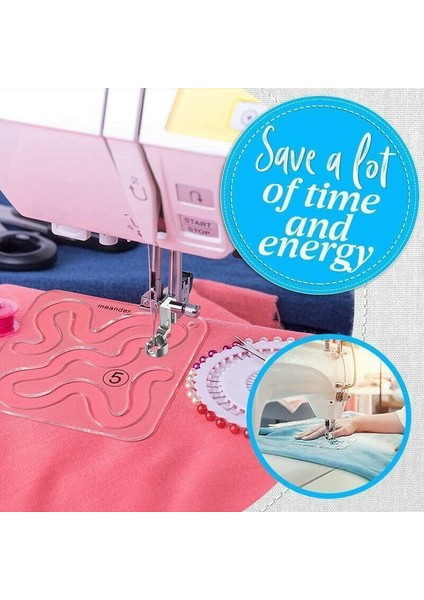 Stil 5 Dikişyorgan Cetveli Şeffaf Akrilik Patchwork Konumlandırma Cetveli Kendin Yap Dikiş Terzi Şablonu Kendin Yap Içi Boş Desen Ekleme Cetveli (Yurt Dışından) indirimleri