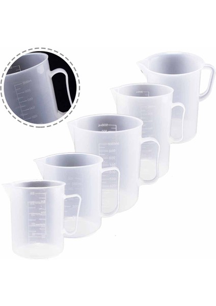 2000 ml 250/500/1000/2000/5000ML Şeffaf Plastik Ölçü Bardak Çift Terazi Bardak Sıvı Ölçü Fincan Mutfak Sıvı Numune Ölçü Aracı (Yurt Dışından) modelleri
