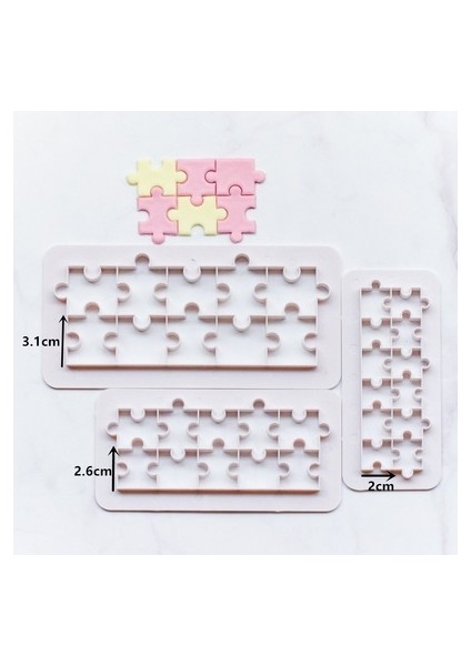 Yapboz Kalıp-3 Adet 3 Adet Polimer Kil Aracı Plastik Kesme Kalıpları Altıgen/yuvarlak/kare/balık Terazisi Geometrik Şekil Tasarımcısı Diy Küpe Çömlekçilik Araçları (Yurt Dışından)