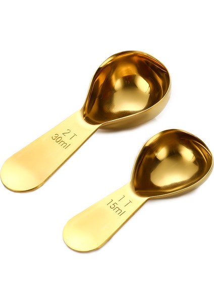 Siyah S-15ML 304 Paslanmaz Çelik Kahve Tozu Kaşığı Ölçekli 30ML 15ML Pişirme Aracı Kahve Çekirdeği Ölçüm Kaşığı (Yurt Dışından) indirimleri
