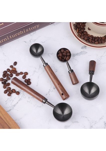 B Ev Ceviz Saplı Kahve Kaşığı Uzun/kısa Saplı Kahve Tozu Ölçüm Kaşığı Paslanmaz Çelik Çay Kaşığı Pişirme Araçları (Yurt Dışından) fiyatları