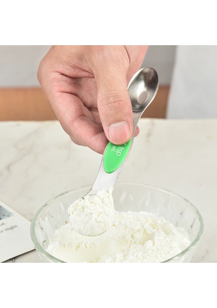 Siyah 8 Parçalı Set Manyetik Emme Paslanmaz Çelik Renk Çift Kafalı Ölçme Kaşığı 9 Parçalı Baharat Kaşığı Seti Pişirme Terazisi Ölçme Kaşığı (Yurt Dışından) indirimleri