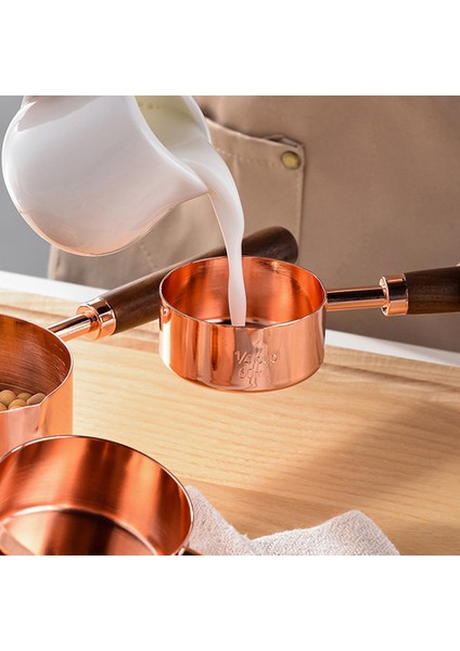 4 Adet Gül Büyük 4/8 Adet Mutfak Pişirme Araçları Bakeware Ölçme Aletleri ve Terazi Seti Paslanmaz Çelik Ölçüm Bardak ve Ahşap Saplı Kaşıklar (Yurt Dışından) indirimleri