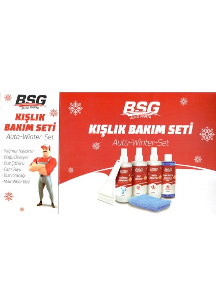 Bsg Auto Parts Kışlık Bakım Seti 6 Parça Yağmur Kar Çamur