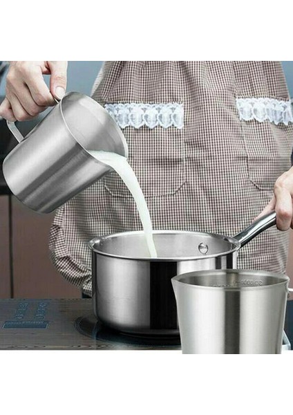 Gümüş 1000ML Kalınlaşmış Paslanmaz Çelik Ölçme Kabı Ölçeği 2000ML 1000ML 500ML Mutfak Pişirme Çay Sürahisi Büyük Kapasiteli Sürahi Ölçme Kabı (Yurt Dışından)