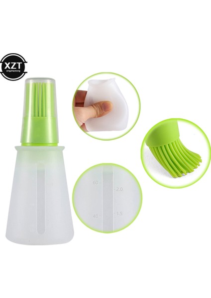 Kırmızı Barbekü Yağı Şişesi Silikon Fırçalı Taşınabilir Baharat Sos Fırçası Ölçekli Yağlayıcı Şişe Barbekü Mutfak Izgara Kızartma Aracı (Yurt Dışından) fırsatları