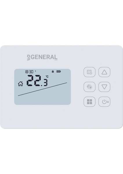 General Solara 300S Smart Kablosuz Wi-Fi Kontrollü Akıllı Oda Termostatı