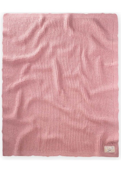 Selanik Triko Battaniye 80X100 (+/-5 cm ) Pembe