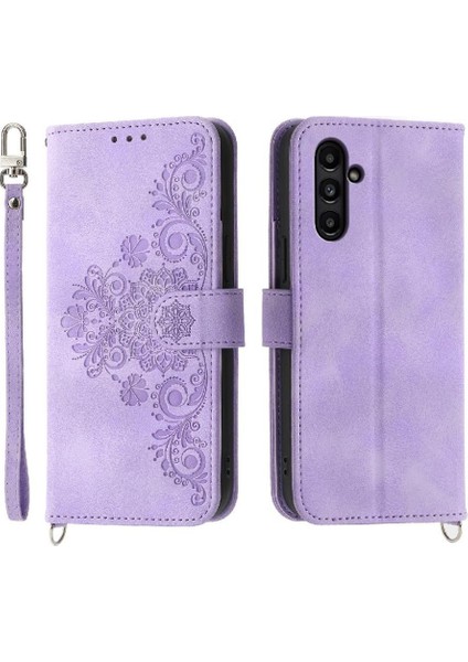 Samsung Galaxy A15 Kabartmalı Darbeye Bileklik Çoklu Için Flip Case (Yurt Dışından) modelleri