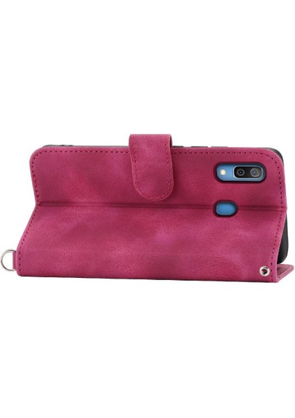 Samsung Galaxy A30 Bileklik Kabartmalı Darbeye Dayanıklı Çoklu Için Flip Case (Yurt Dışından) fırsatları