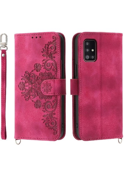 Samsung Galaxy A51 5g Kabartmalı Çoklu Kredi Kartı Yuvaları Için Flip Case (Yurt Dışından)