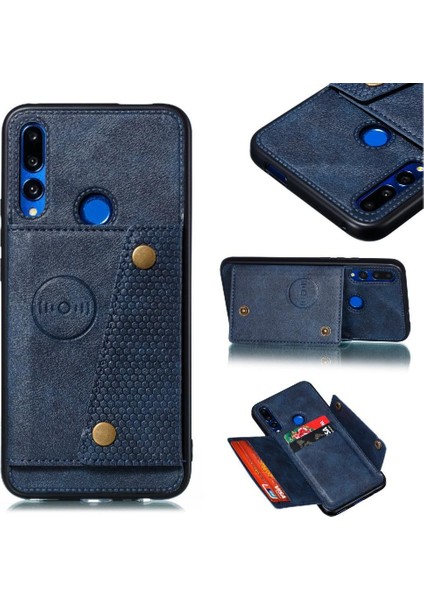 Huawei Y9 Başbakan 2019 Buit Için Cüzdan Kılıf Demir Darbeye Koruyucu (Yurt Dışından)