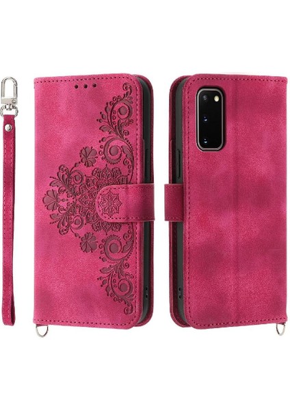 Samsung Galaxy S20 Kabartmalı Çoklu Kredi Kartı Yuvaları Için Flip Case (Yurt Dışından) fırsatları