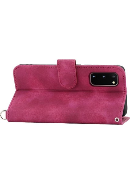Samsung Galaxy S20 Kabartmalı Çoklu Kredi Kartı Yuvaları Için Flip Case (Yurt Dışından) indirimleri