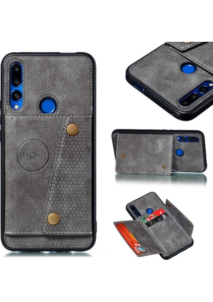 Cüzdan Kılıf Için Huawei P Akıllı Z Buit Demir Cüzdan Kılıf Darbeye Kart (Yurt Dışından)