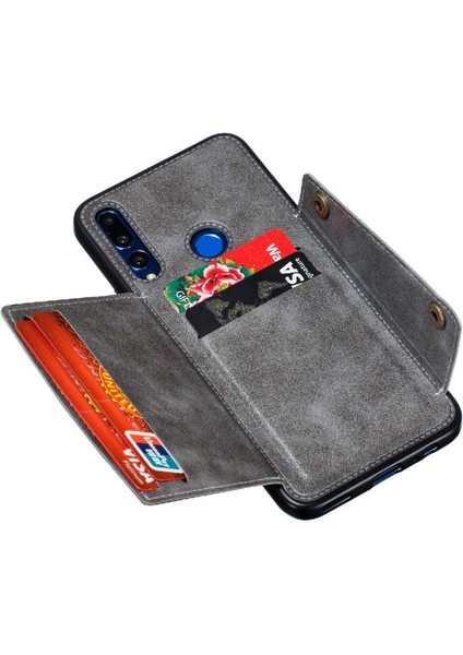 Cüzdan Kılıf Için Huawei P Akıllı Z Buit Demir Cüzdan Kılıf Darbeye Kart (Yurt Dışından)