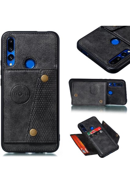 Huawei Y9 Başbakan 2019 Buit Için Cüzdan Kılıf Demir Darbeye Koruyucu (Yurt Dışından)