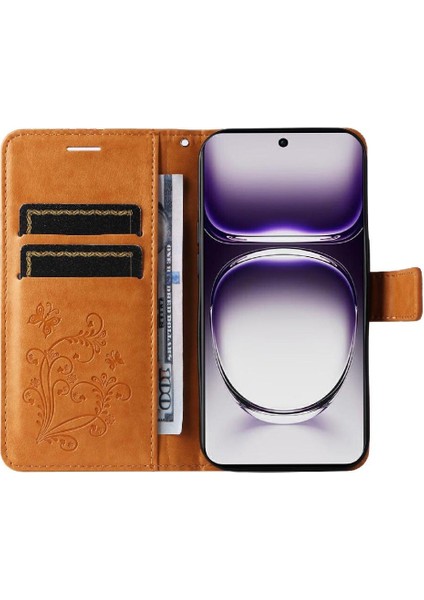 Kart Yuvası Standı Flip Pu ile Oppo Oppo 12 5g Darbeye Dayanıklı Kapak Için Kılıf (Yurt Dışından) modelleri
