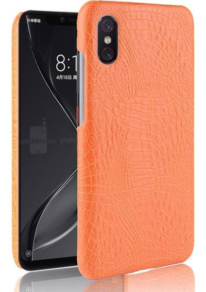 Xiaomi Mi 8 Pro Anti Scratch Klasik Timsah Için Şık Klasik Durumda (Yurt Dışından)