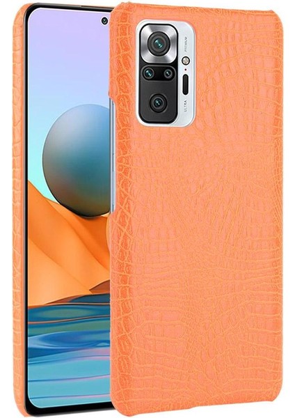 Xiaomi Redmi Not 10 Pro Max Klasik Timsah Için Şık Klasik Durumda (Yurt Dışından)