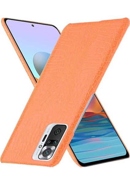 Xiaomi Redmi Not 10 Pro Max Klasik Timsah Için Şık Klasik Durumda (Yurt Dışından)